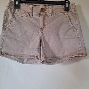 Women's Casual Tan Cargo Shorts
